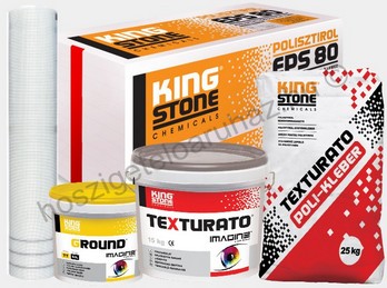 KingStone TEXTURATO hőszigetelő rendszer 